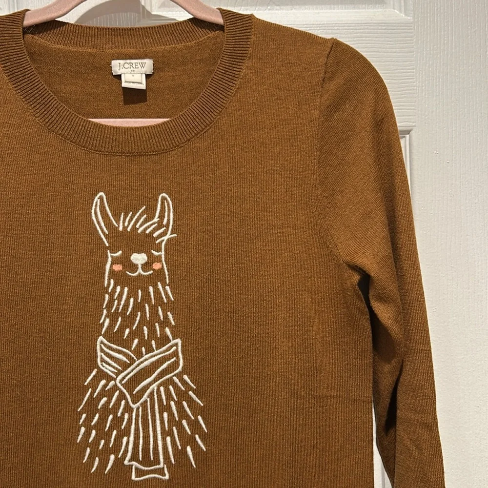 J. Crew Embroidered Alpaca Sweater - Picture 3 of 11